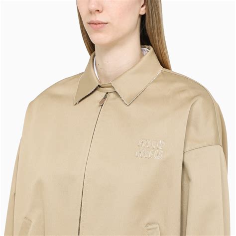 miu miu beige jacket